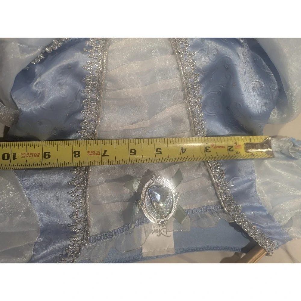Disney Store Cinderella Dress Costume Halloween Blue Tulle Girls Size 3